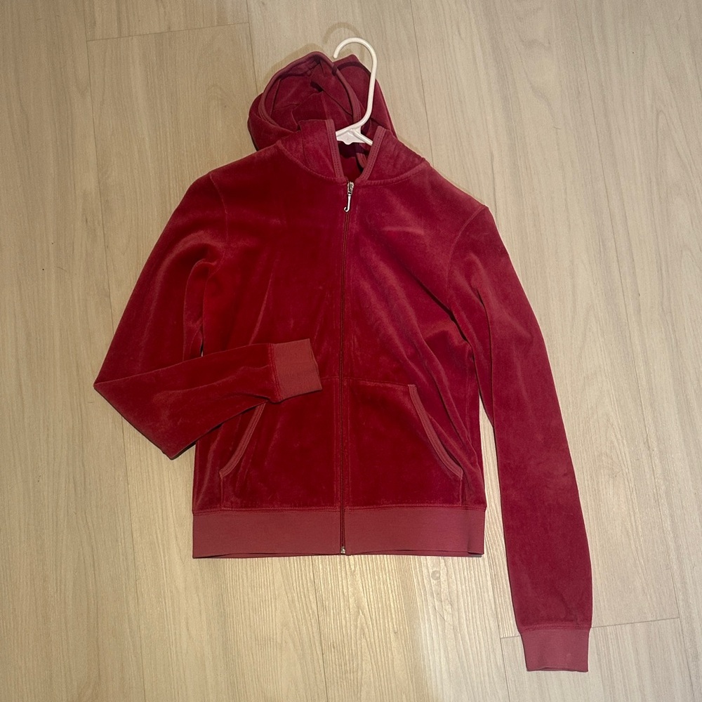 Juicy Couture Pink Velvet Hoodie